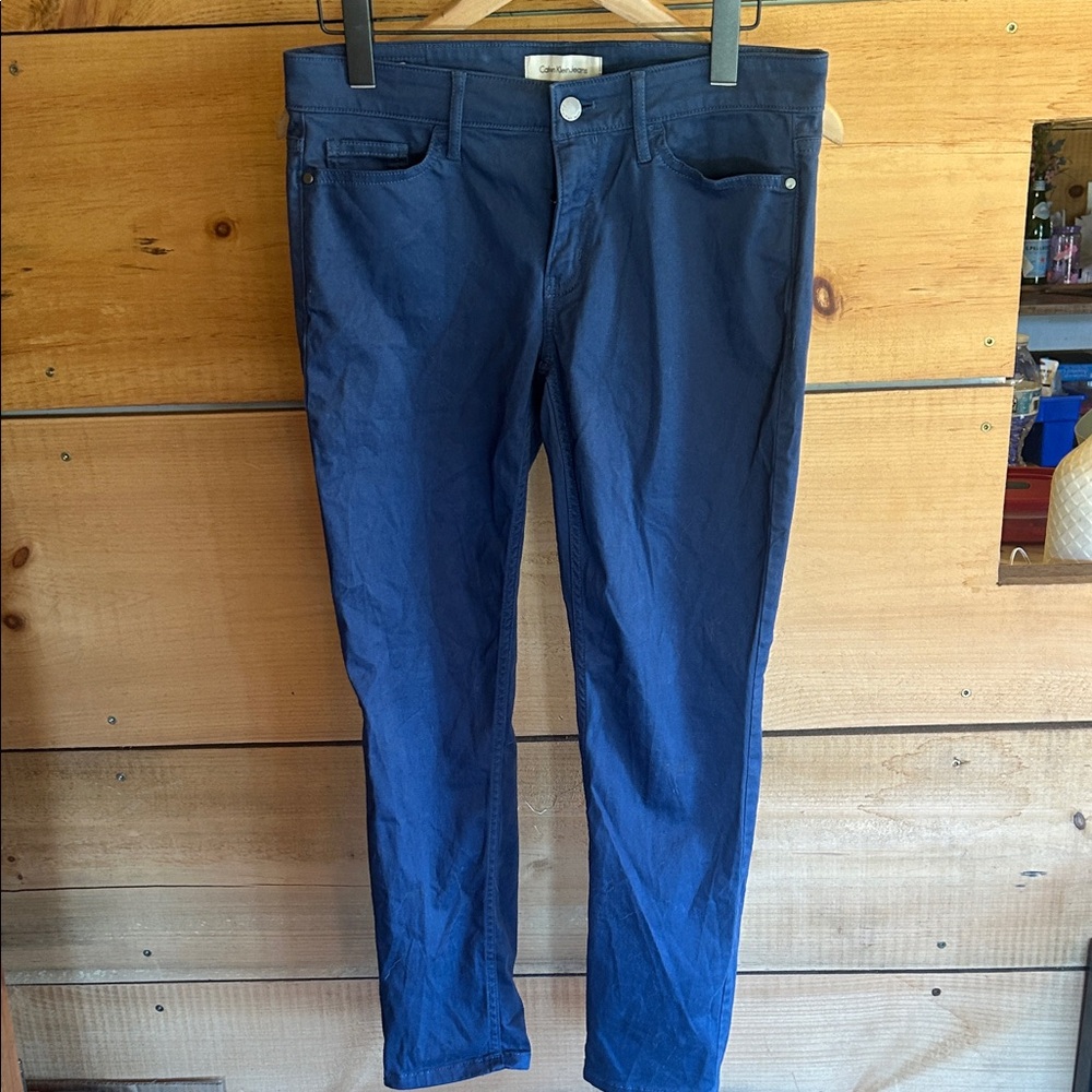 Calvin Klein Jeans Dark Blue Skinny Chinos